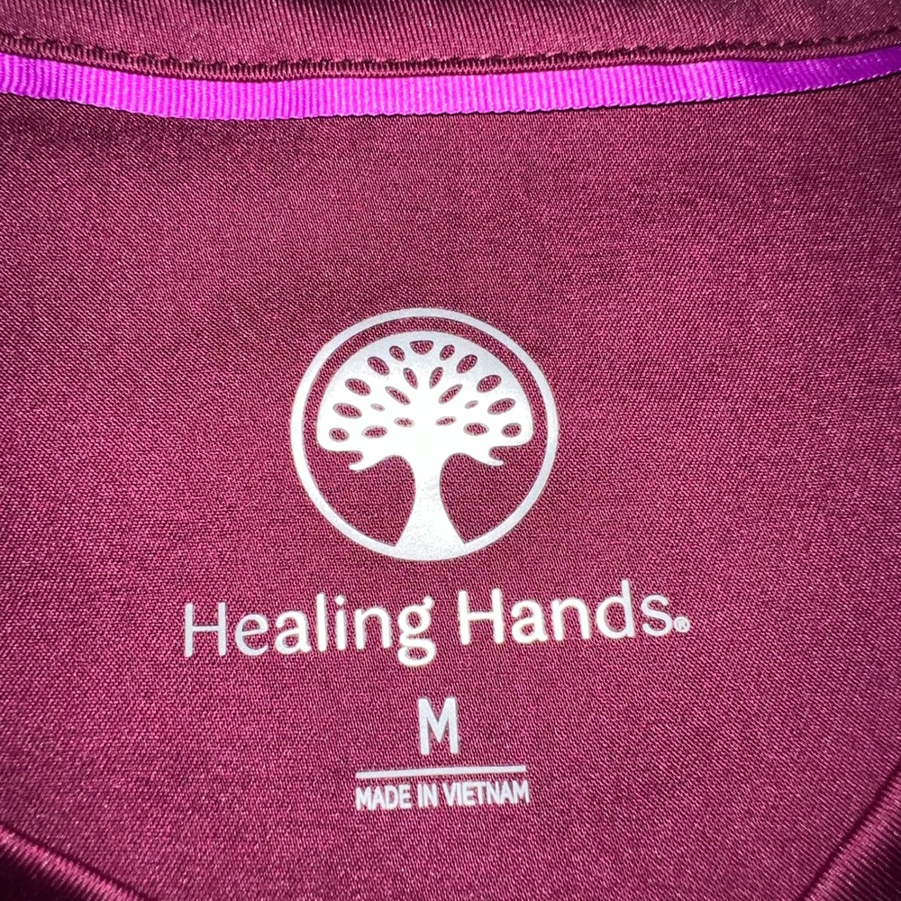 Healing hands scrub top